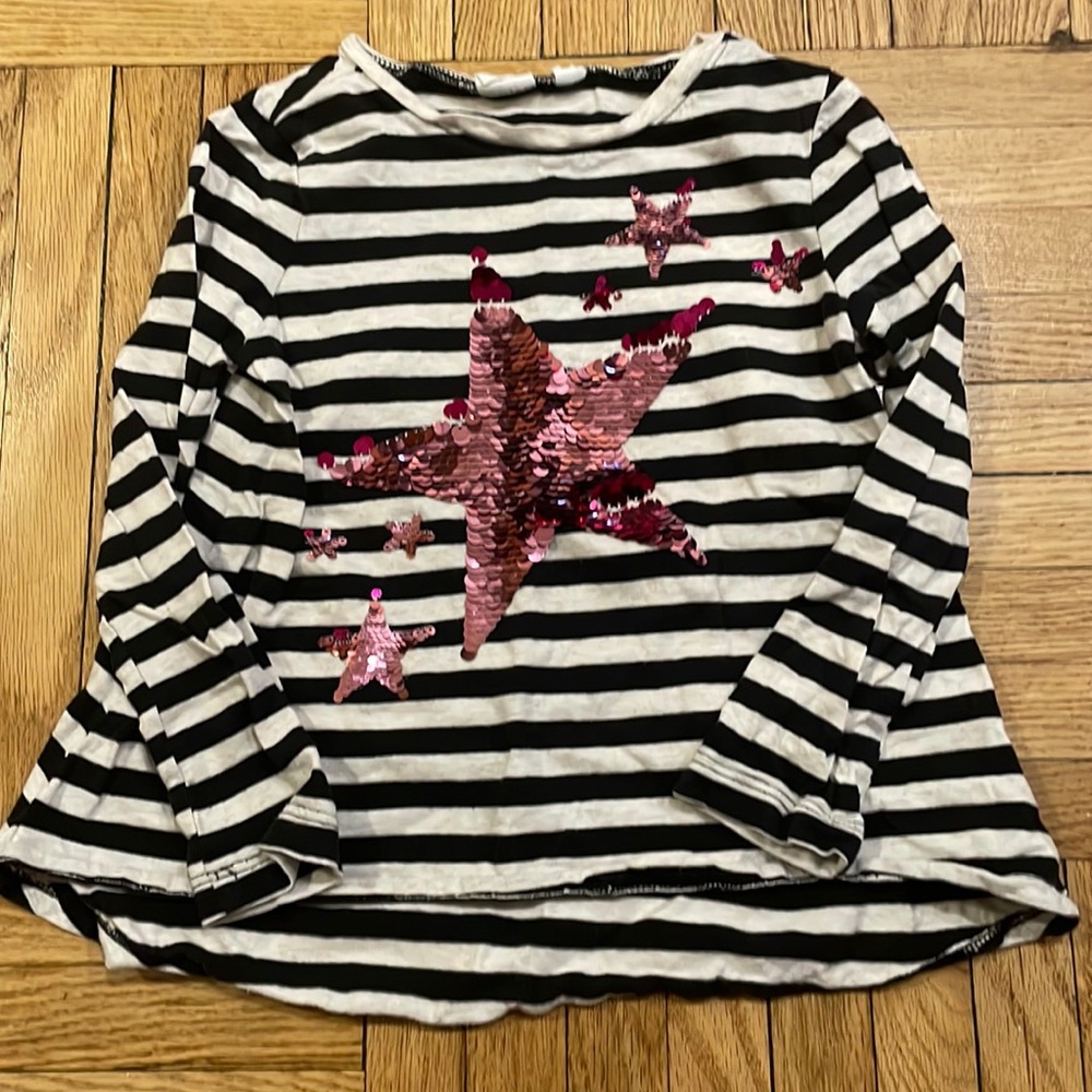 Flip-sequin long-sleeved Gap Kids top
